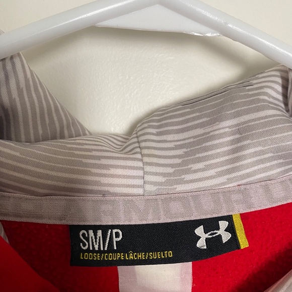 Men’s red Under Armour hoodie Size - S - Picture 2 of 4